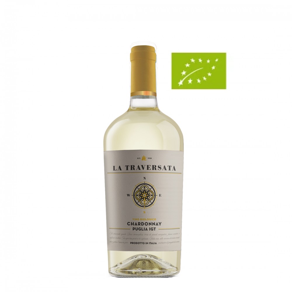 Corvezzo La Traversata Organic Chardonnay IGT Puglia - Vin Alb Sec - Italia - 0.75L Corvezzo La Traversata Organic Chardonnay IGT Puglia - Vin Alb Sec - Italia - 0.75L