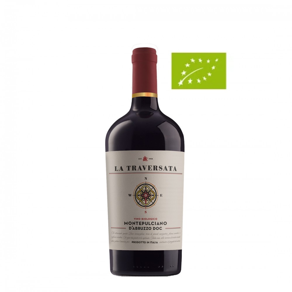 Corvezzo La Traversata Organic Montepulciano D'abruzzo - Vin Rosu Sec - Italia - 0.75L Corvezzo La Traversata Organic Montepulciano D'abruzzo - Vin Rosu Sec - Italia - 0.75L