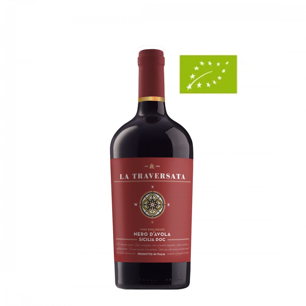 Corvezzo La Traversata Organic Nero D'avola Sicilia - Vin Rosu Sec - Italia - 0.75L Corvezzo La Traversata Organic Nero D'avola Sicilia - Vin Rosu Sec - Italia - 0.75L