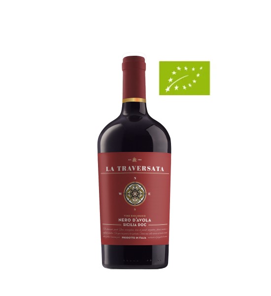 Corvezzo La Traversata Organic Nero D'avola Sicilia - Vin Rosu Sec - Italia - 0.75L - 1