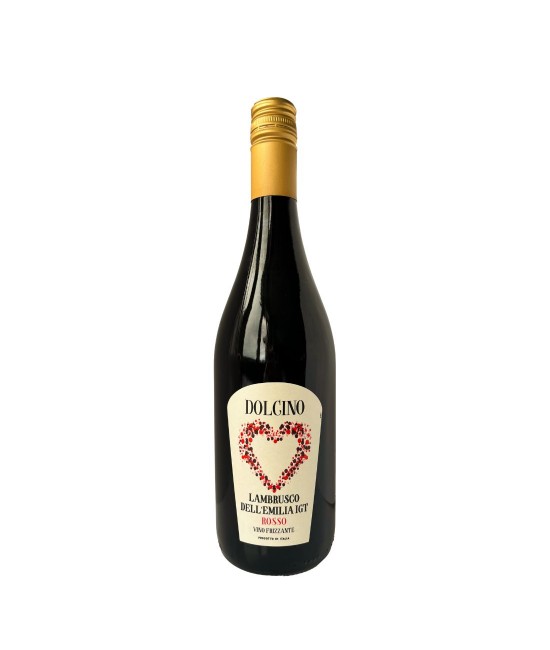 LAMBRUSCO - Dolcino Lambrusco dell Emilia IGT - Vin Frizzante Demidulce - Italia - 0.75L