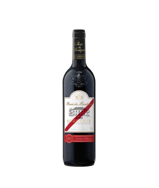 Henri de Montignac Bordeaux Rouge - Vin Rosu Sec- Franta - 0.75L