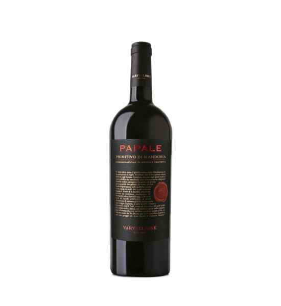 Varvaglione Papale Primitivo Di Manduria DOP - Vin Rosu Sec - Italia - 0.75L - 1