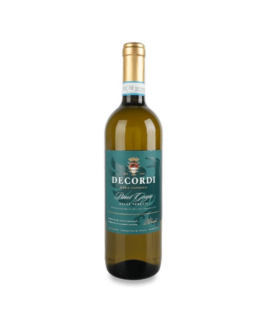 Decordi Pinot Grigio Venezie DOC - Vin Alb Sec - Italia - 0.75L Decordi Pinot Grigio Venezie DOC - Vin Alb Sec - Italia - 0.75L