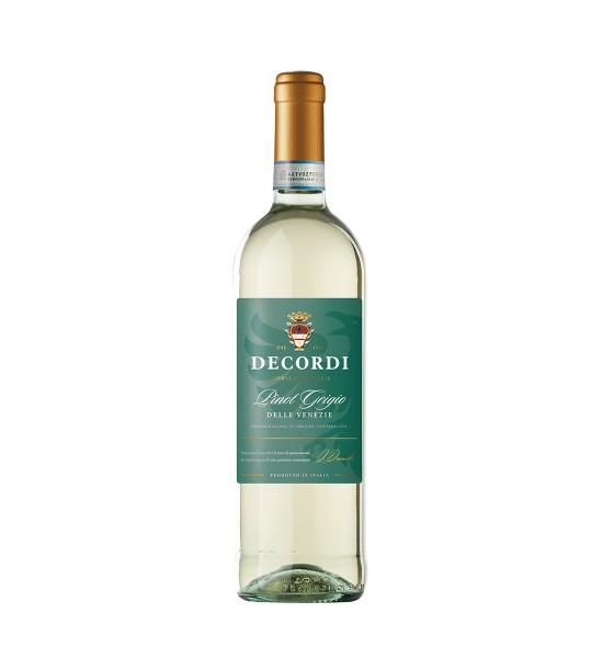 Decordi Pinot Grigio Venezie DOC - Vin Alb Sec - Italia - 0.75L - 1