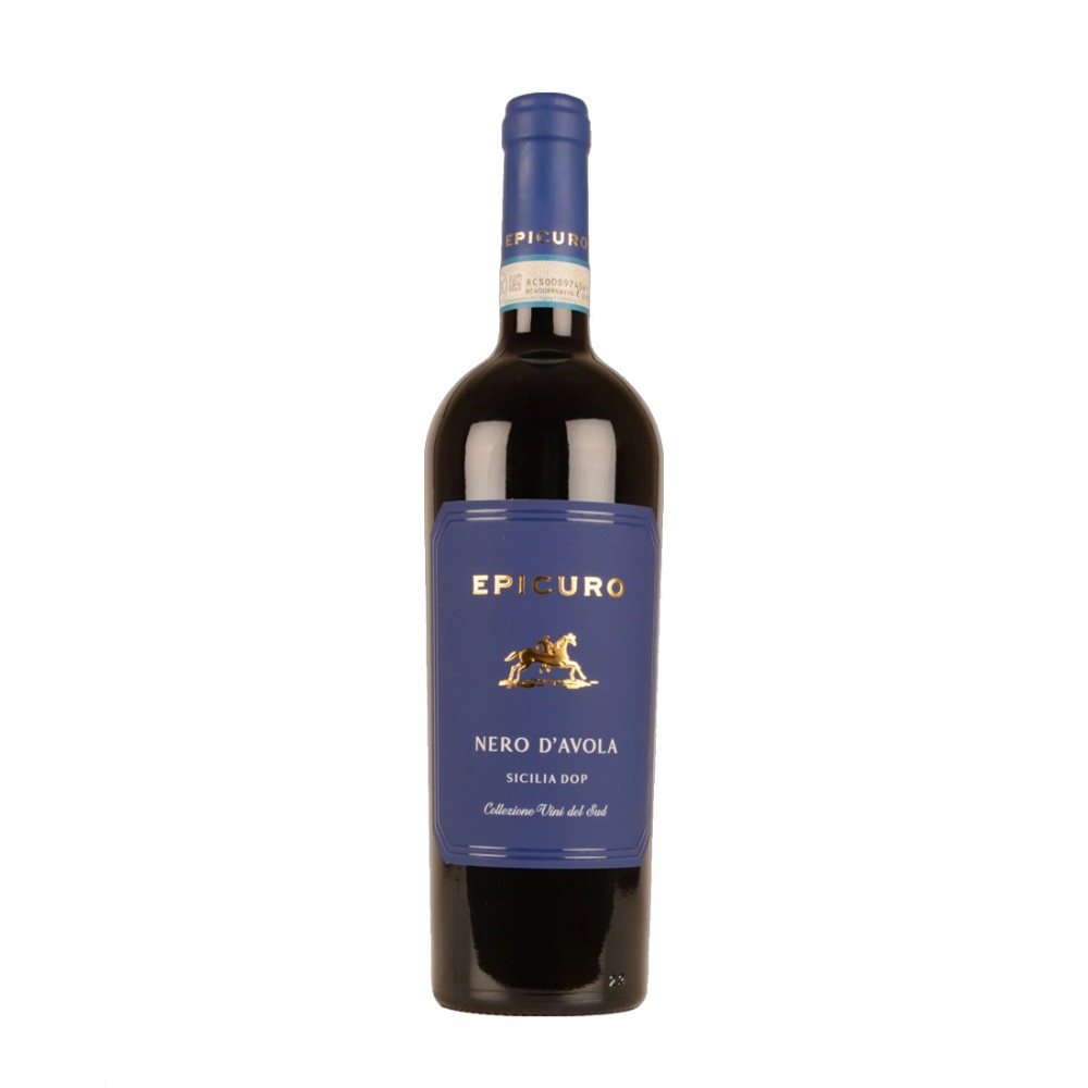 Epicuro Nero d'Avola Terre Siciliane - Vin Rosu Sec - Italia - 0.75L Epicuro Nero d'Avola Terre Siciliane - Vin Rosu Sec - Italia - 0.75L
