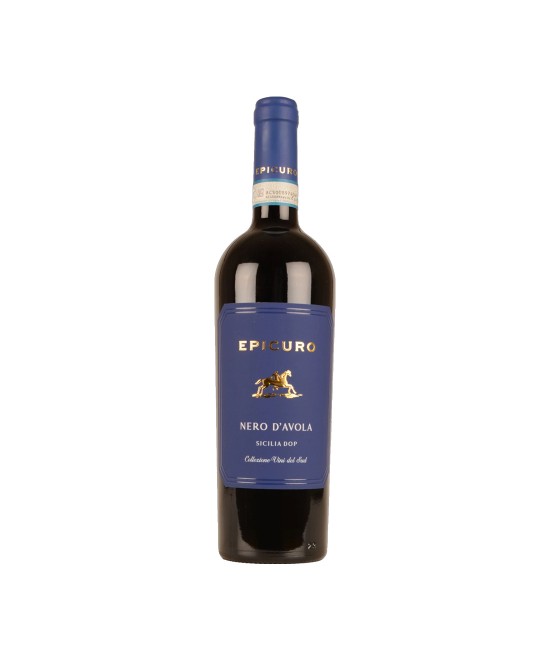 Epicuro Nero d'Avola Terre Siciliane - Vin Rosu Sec - Italia - 0.75L VINURI EPICURO - Epicuro Nero d'Avola Terre Siciliane - Vin Rosu Sec - Italia - 0.75L