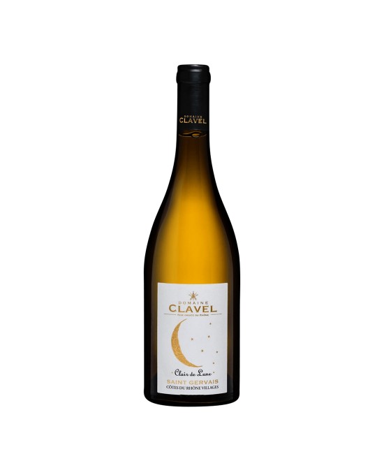 Domaine Claire Clavel Clair de Lune Cotes du Rhone Villages Saint Gervais Blanc - Vin Alb Sec - Franta - 0.75L VINURI - Domaine Claire Clavel Clair de Lune Cotes du Rhone Villages Saint Gervais Blanc - Vin Alb Sec - Franta - 0.75L