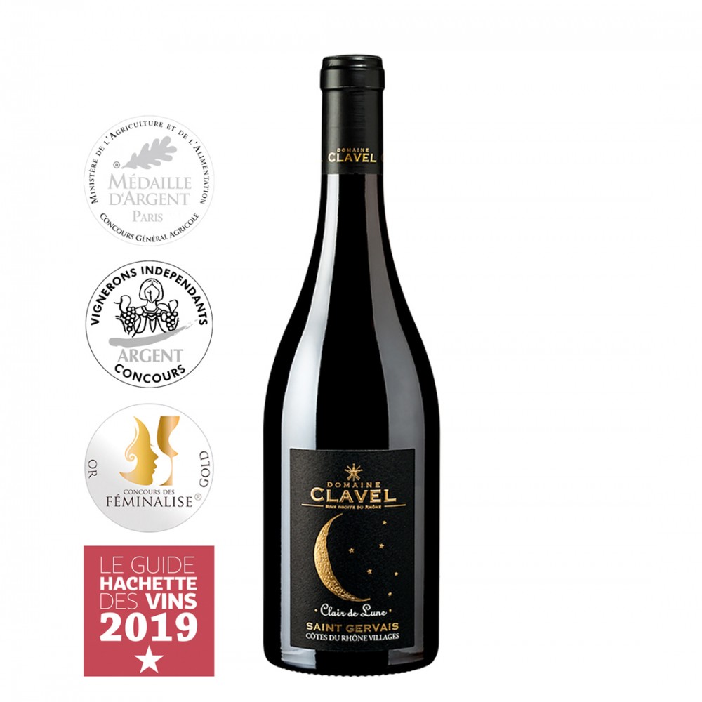 Domaine Claire Clavel Clair de Lune Cotes du Rhone Villages Saint Gervais Rouge - Vin Rosu Sec - Franta - 0.75L Domaine Claire Clavel Clair de Lune Cotes du Rhone Villages Saint Gervais Rouge - Vin Rosu Sec - Franta - 0.75L