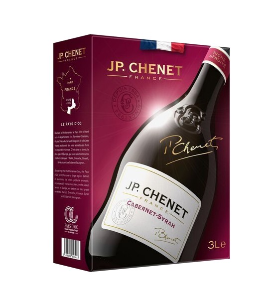 JP Chenet Cabernet Syrah - Vin Rosu Sec - Franta - 3L - 1