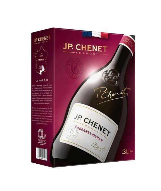 JP Chenet Cabernet Syrah - Vin Rosu Sec - Franta - 3L VINURI - JP Chenet Cabernet Syrah - Vin Rosu Sec - Franta - 3L