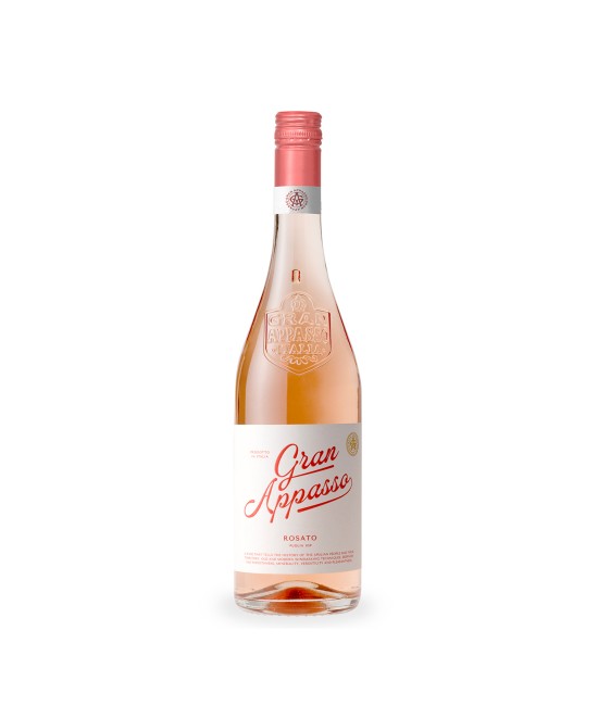 Gran Appasso Rosato Puglia Igp - Vin Rose Sec - Italia - 0.75L  Gran Appasso Rosato Puglia Igp - Vin Rose Sec - Italia - 0.75L