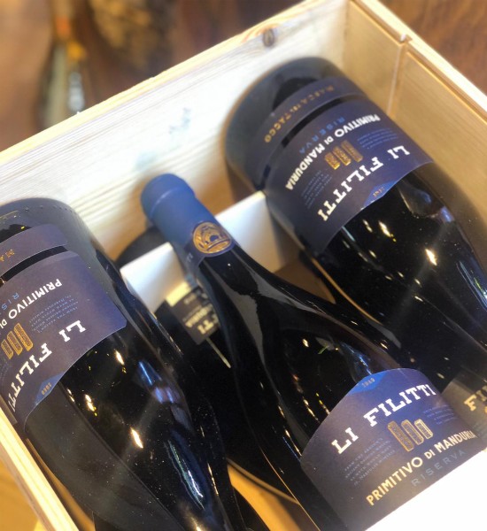 Masca del Tacco Li Filitti Primitivo di Manduria Riserva Gift Set 6 st. x 0.75L Masca del Tacco Li Filitti Primitivo di Manduria Riserva Gift Set 6 st. x 0.75L
