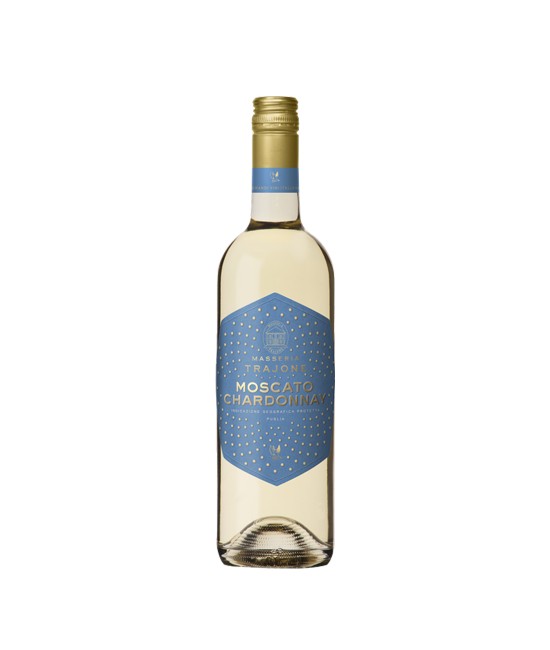 Masseria Trajone Moscato Chardonnay Vin Alb Sec - Italia - 0.75L Masseria Trajone Moscato Chardonnay Vin Alb Sec - Italia - 0.75L