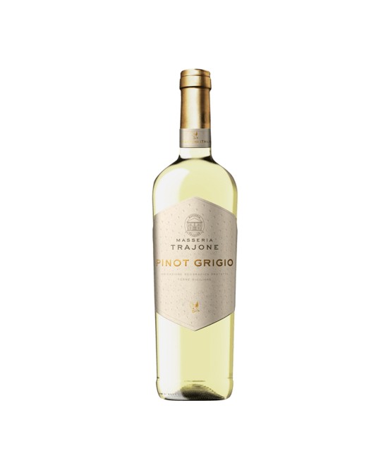 Masseria Trajone Pinot Grigio Puglia IGP - Vin Alb Sec - Italia - 0.75L VIN ALB - Masseria Trajone Pinot Grigio Puglia IGP - Vin Alb Sec - Italia - 0.75L