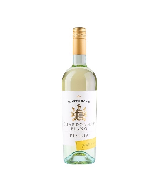 Montecore Chardonnay Fiano Puglia IGP - Vin Alb Sec - Italia - 0.75L VIN ALB - Montecore Chardonnay Fiano Puglia IGP - Vin Alb Sec - Italia - 0.75L
