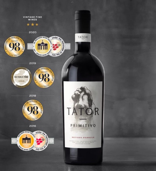 Tator Primitivo Puglia - Vin Rosu Sec - Italia - 0.75L - 1