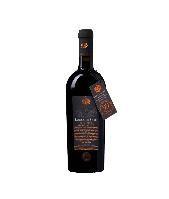 Ronco di Sassi Primitivo Appassimento Puglia IGT - Vin Rosu Sec - Italia - 0.75L VINURI PRIMITIVO - Ronco di Sassi Primitivo Appassimento Puglia IGT - Vin Rosu Sec - Italia - 0.75L