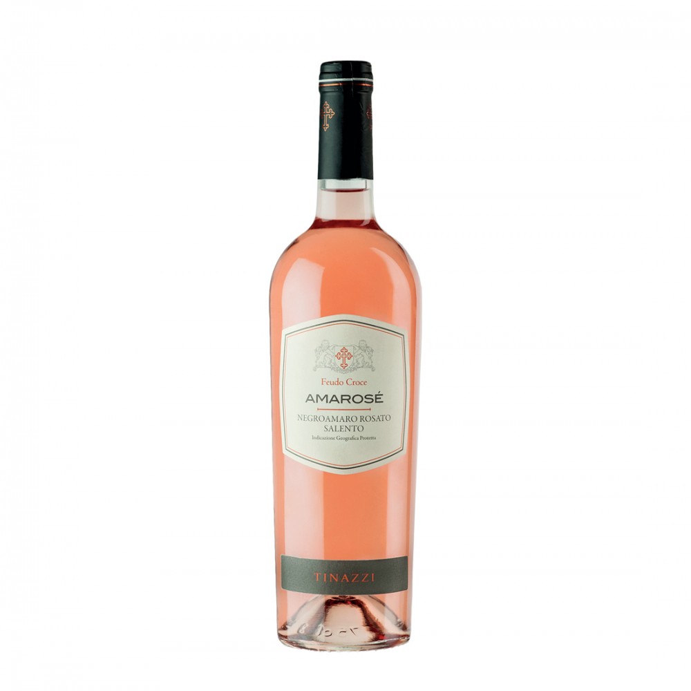 Tinazzi Amarose Feudo Croce Negroamaro Salento IGP - Vin Rose Sec - Italia - 0.75L Tinazzi Amarose Feudo Croce Negroamaro Salento IGP - Vin Rose Sec - Italia - 0.75L
