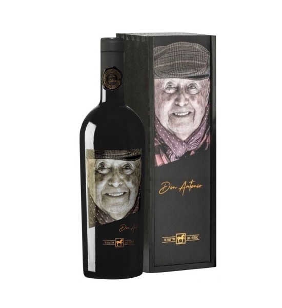 Tenuta Ulisse Don Antonio Editie Limitata Cutie Lemn - Vin Rosu Sec - Italia - 0.75L - 1