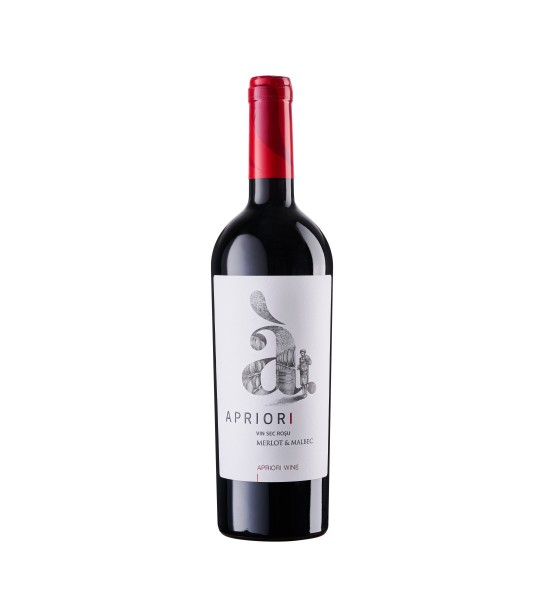 Apriori Cupaj Rosu Merlot & Malbec 0.75L Apriori Cupaj Rosu Merlot & Malbec 0.75L