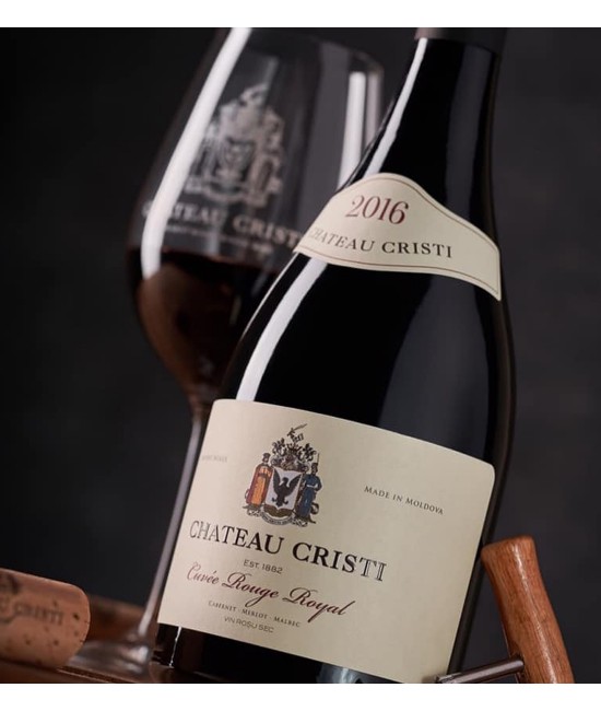 Chateau Cristi Cuvee Rouge Royal - Vin Rosu Sec - Republica Moldova - 0.75L VINURI REPUBLICA MOLDOVA - Chateau Cristi Cuvee Rouge Royal - Vin Rosu Sec - Republica Moldova - 0.75L