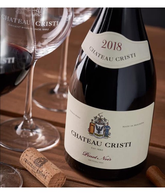Chateau Cristi Pinot Noir - Vin Rosu Sec - Republica Moldova - 0.75L Chateau Cristi Pinot Noir - Vin Rosu Sec - Republica Moldova - 0.75L