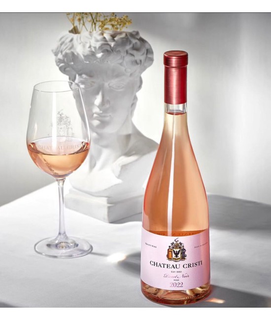 Chateau Cristi Pinot Noir - Vin Rose Sec - Republica Moldova - 0.75L Chateau Cristi Pinot Noir - Vin Rose Sec - Republica Moldova - 0.75L