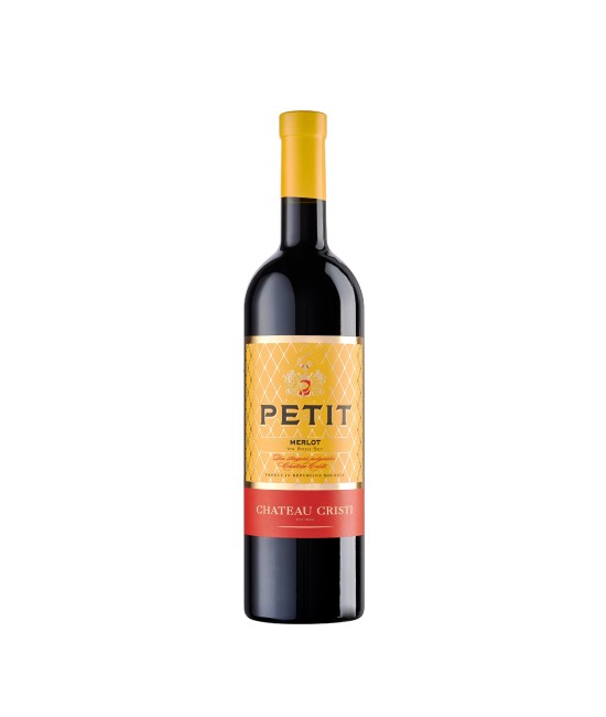 Petit by Chateau Cristi Merlot - Vin Rosu Sec - Republica Moldova - 0.75L VINURI REPUBLICA MOLDOVA - Petit by Chateau Cristi Merlot - Vin Rosu Sec - Republica Moldova - 0.75L