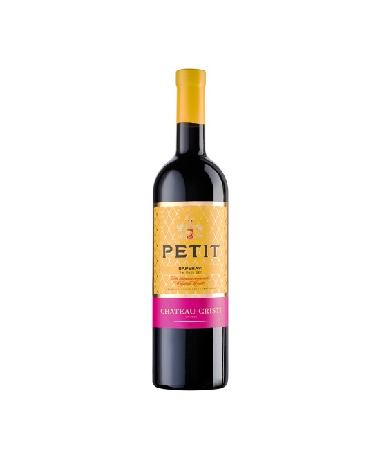 Petit by Chateau Cristi Saperavi - Vin Rosu Sec - Republica Moldova - 0.75L VINURI REPUBLICA MOLDOVA - Petit by Chateau Cristi Saperavi - Vin Rosu Sec - Republica Moldova - 0.75L