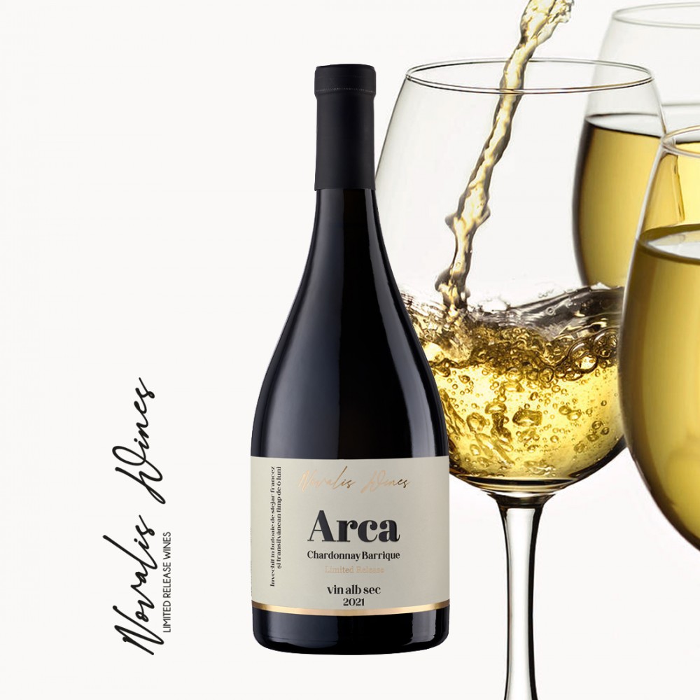 Novalis Wines ARCA Chardonnay Barrique - Vin Alb Sec - Romania - 0.75L Novalis Wines ARCA Chardonnay Barrique - Vin Alb Sec - Romania - 0.75L