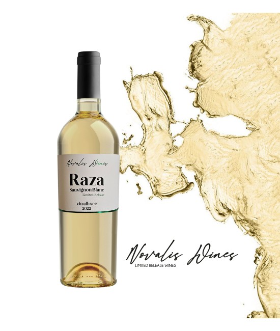 Novalis Wines RAZA Sauvignon Blanc - Vin Alb Sec - Romania - 0.75L Novalis Wines RAZA Sauvignon Blanc - Vin Alb Sec - Romania - 0.75L