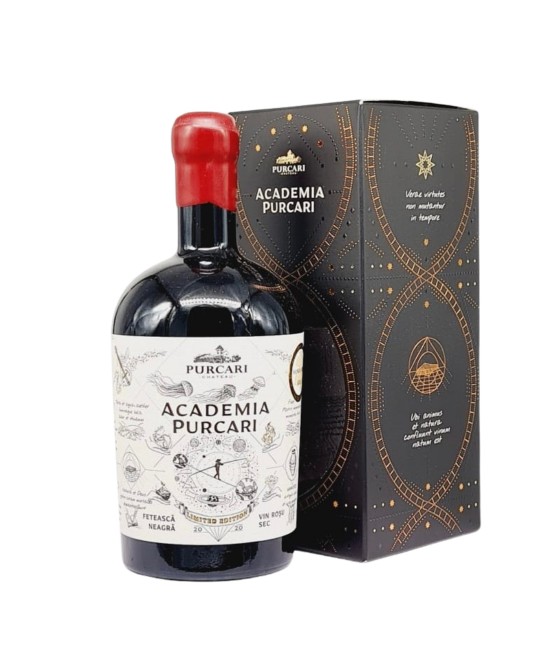 Purcari Academia Feteasca Neagra- Vin Rosu Sec - Republica Moldova - 0.75L VINURI FETEASCA NEAGRA - Purcari Academia Feteasca Neagra- Vin Rosu Sec - Republica Moldova - 0.75L