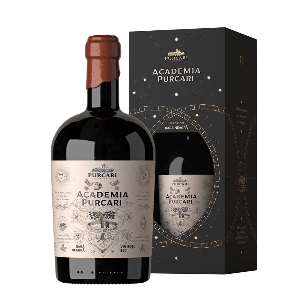 Purcari Academia Rara Neagra- Vin Rosu Sec - Republica Moldova - 0.75L Purcari Academia Rara Neagra- Vin Rosu Sec - Republica Moldova - 0.75L