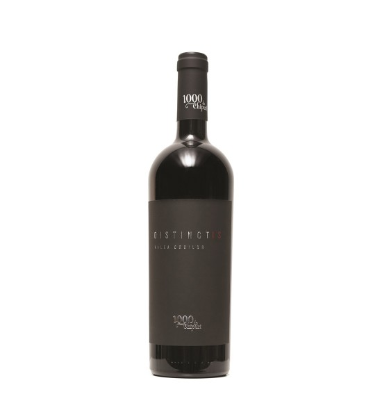 1000 Chipuri Distinctis Rosu - Vin Rosu Sec - Romania - 0.75L - 1