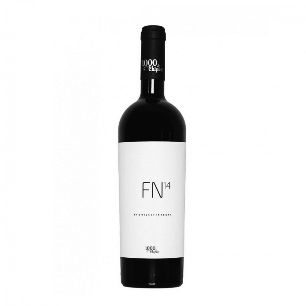 1000 Chipuri Sforile Fintesti Feteasca Neagra - Vin Rosu Sec - Romania - 0.75L