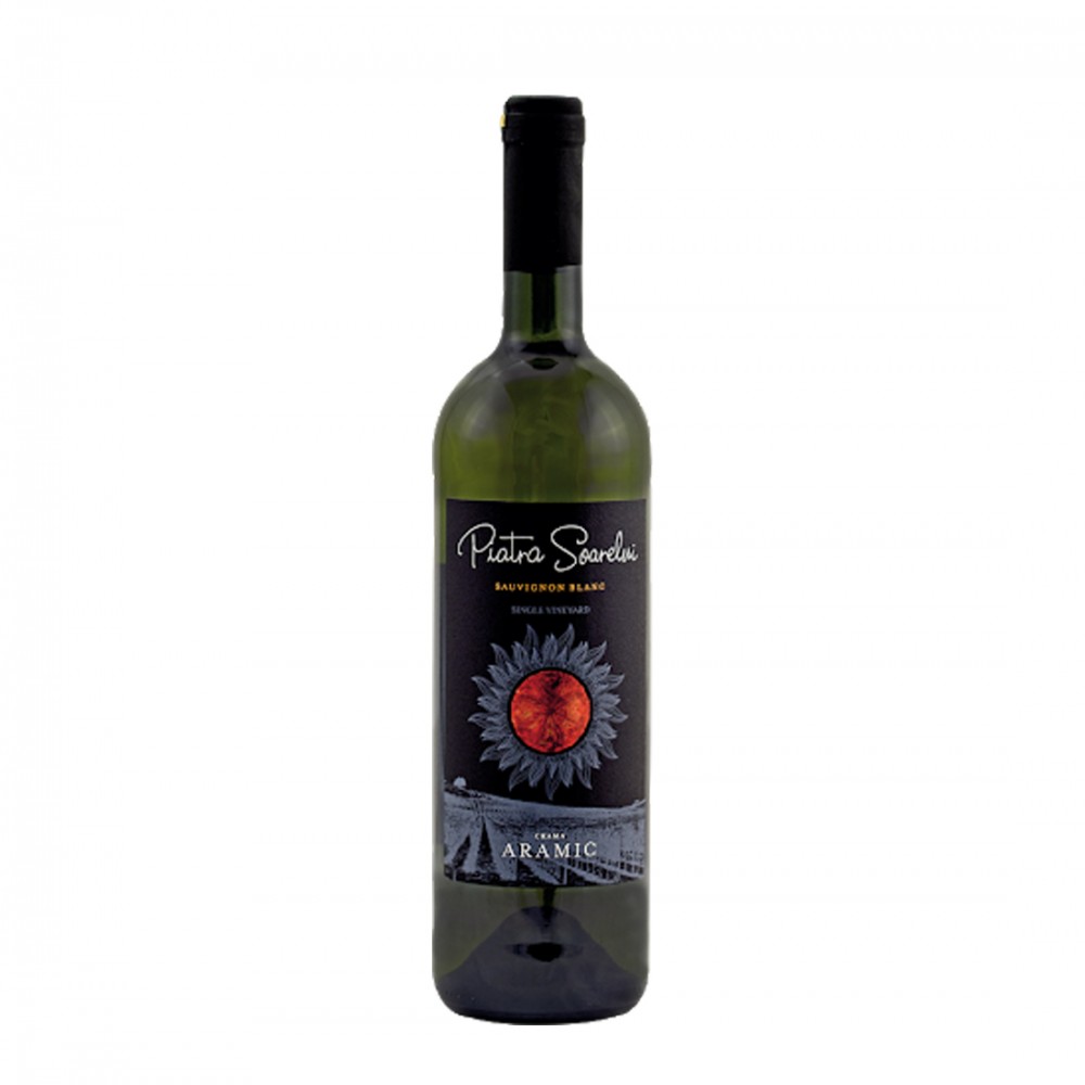 Aramic Piatra Soarelui Sauvignon Blanc Single Vineyard - Vin Alb Sec  - Romania - 0.75L Aramic Piatra Soarelui Sauvignon Blanc Single Vineyard - Vin Alb Sec  - Romania - 0.75L