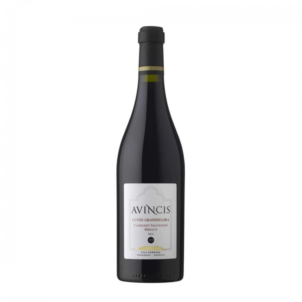 Avincis Cuvee Grandi Flora Cabernet Sauvignon & Merlot - Vin Rosu Sec - Romania - 0.75L Avincis Cuvee Grandi Flora Cabernet Sauvignon & Merlot - Vin Rosu Sec - Romania - 0.75L