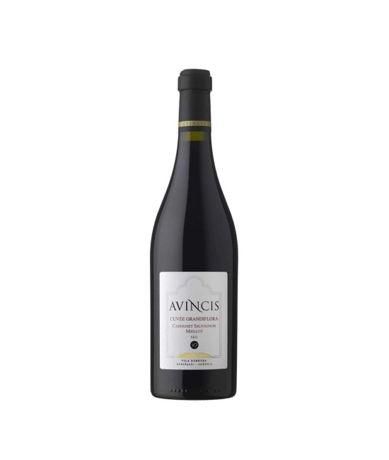 Avincis Cuvee Grandi Flora Cabernet Sauvignon & Merlot - Vin Rosu Sec - Romania - 0.75L VINURI MERLOT - Avincis Cuvee Grandi Flora Cabernet Sauvignon & Merlot - Vin Rosu Sec - Romania - 0.75L