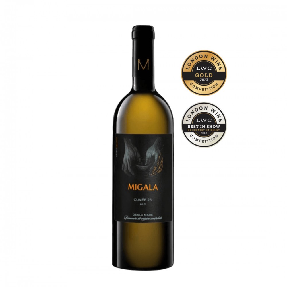 DeMatei Migala Cuvee 25 Alb - Vin Alb Sec - Romania - 0.75L DeMatei Migala Cuvee 25 Alb - Vin Alb Sec - Romania - 0.75L
