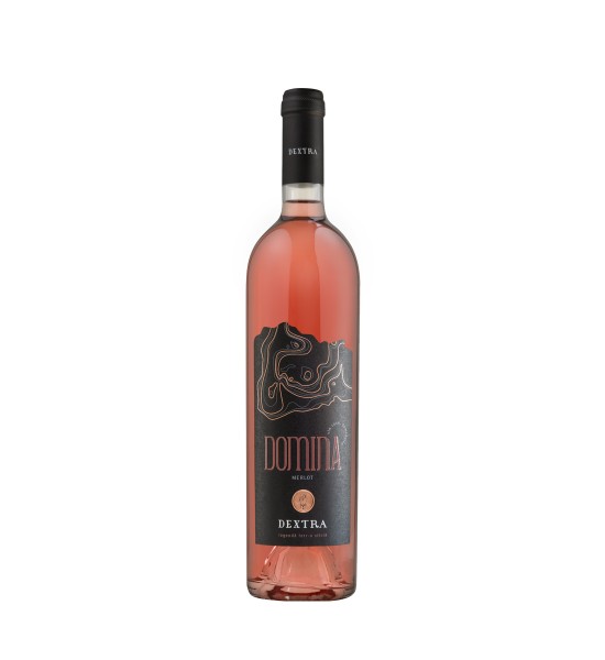 Dextra Domina Merlot - Vin Rose Demidulce - Romania - 0.75L - 1