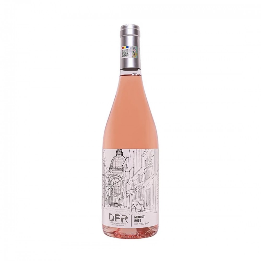 Domeniile Franco Romane Merlot Bio - Vin Rose Sec - Romania - 0.75L Domeniile Franco Romane Merlot Bio - Vin Rose Sec - Romania - 0.75L