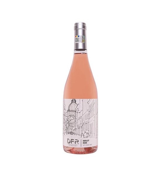 Domeniile Franco Romane Merlot Bio - Vin Rose Sec - Romania - 0.75L - 1