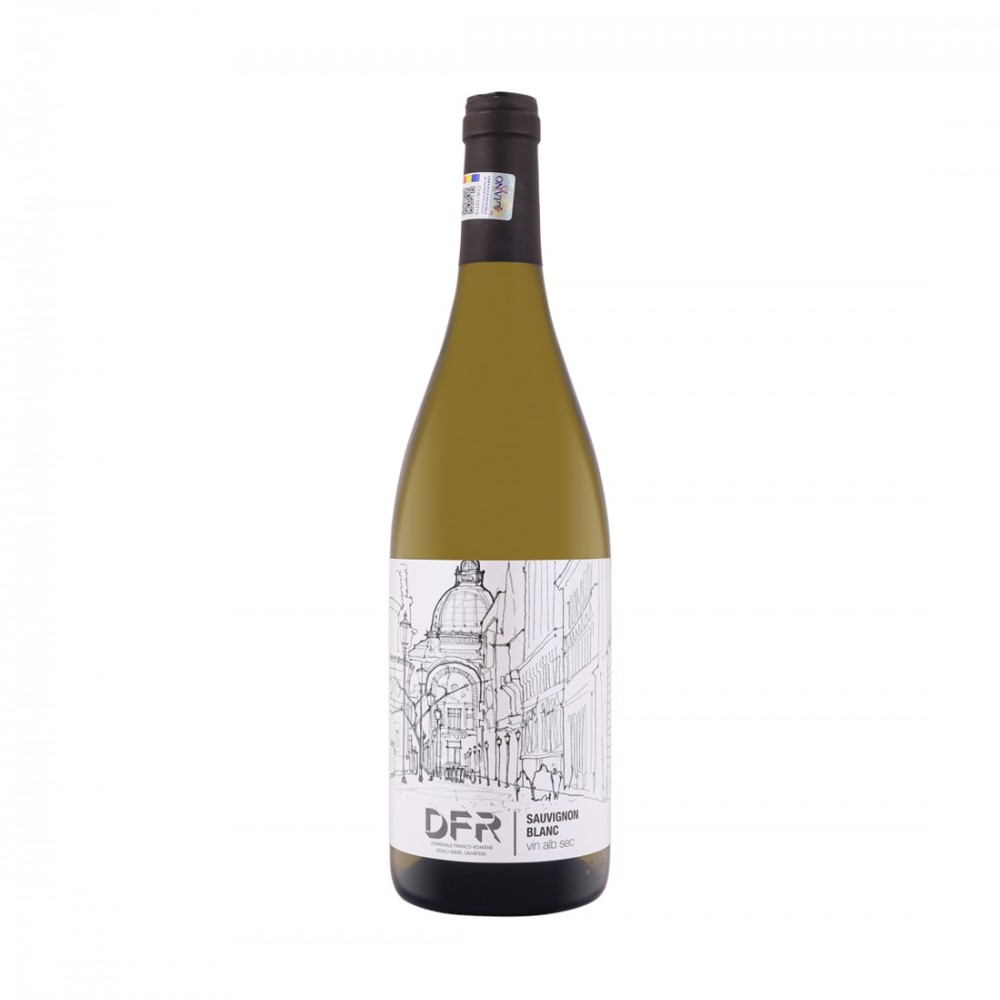 Domeniile Franco Romane Sauvignon Blanc - Vin Alb Sec - Romania - 0.75L Domeniile Franco Romane Sauvignon Blanc - Vin Alb Sec - Romania - 0.75L