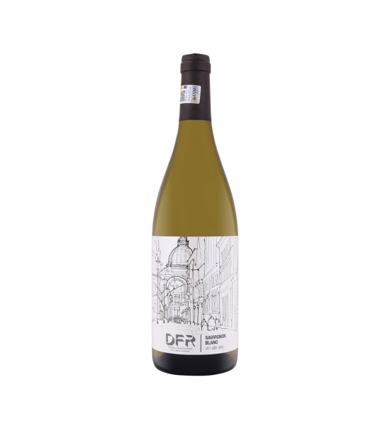 Domeniile Franco Romane Sauvignon Blanc - Vin Alb Sec - Romania - 0.75L - 1