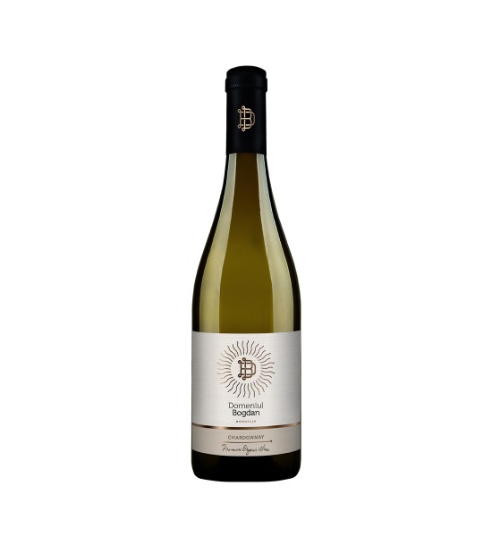 Domeniul Bogdan Organic Chardonnay  - Vin Alb Sec - Romania - 0.75L - 1