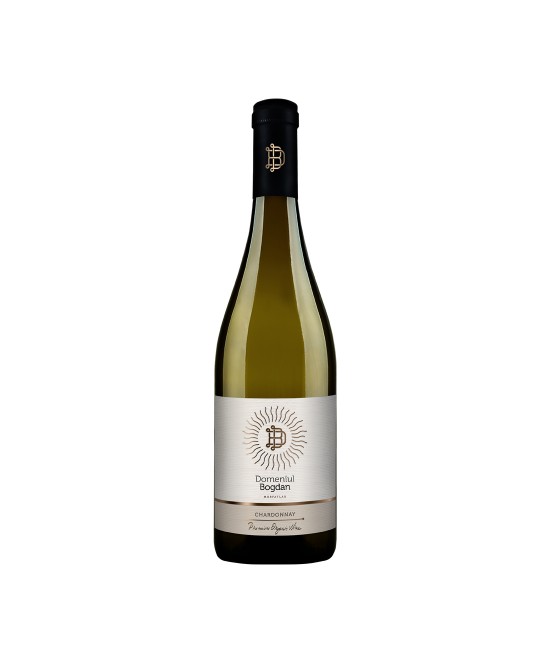 Domeniul Bogdan Organic Chardonnay  - Vin Alb Sec - Romania - 0.75L VIN ALB - Domeniul Bogdan Organic Chardonnay  - Vin Alb Sec - Romania - 0.75L