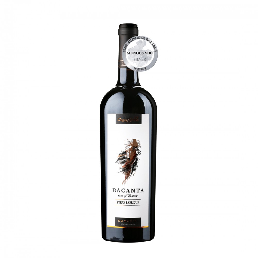 Girboiu Bacanta Barrique Syrah DOC - Vin Rosu Sec - Romania - 0.75L Girboiu Bacanta Barrique Syrah DOC - Vin Rosu Sec - Romania - 0.75L