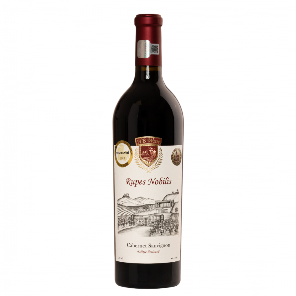 HB Rupes Nobilis Cabernet Sauvignon - Vin Rosu Sec- Romania - 0.75L