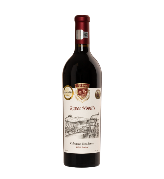HB Rupes Nobilis Cabernet Sauvignon - Vin Rosu Sec- Romania - 0.75L - 1